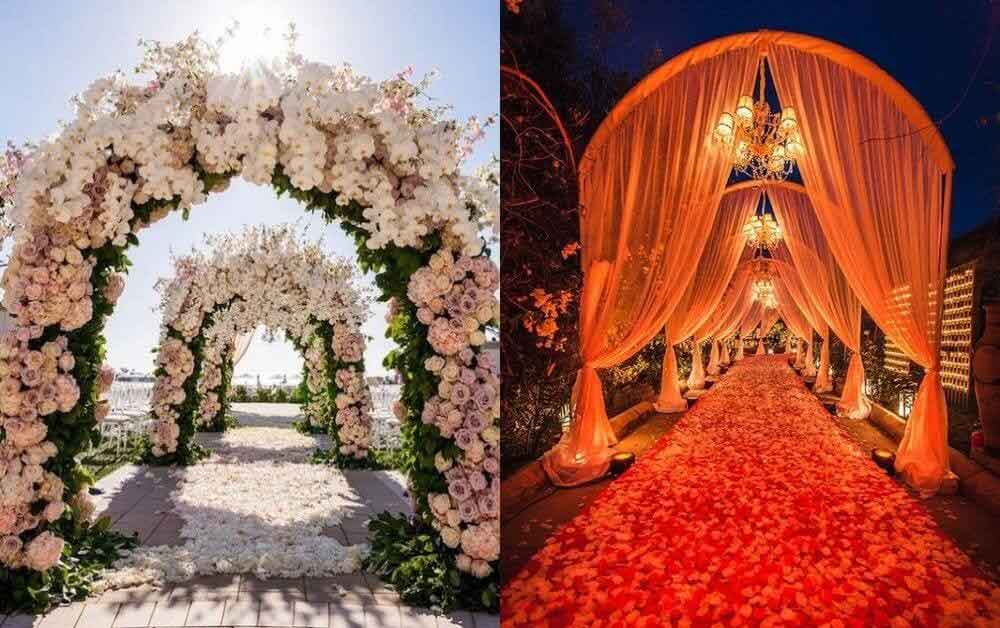 Exclusive Wedding Pathway Décor Ideas For Intimate Wedding