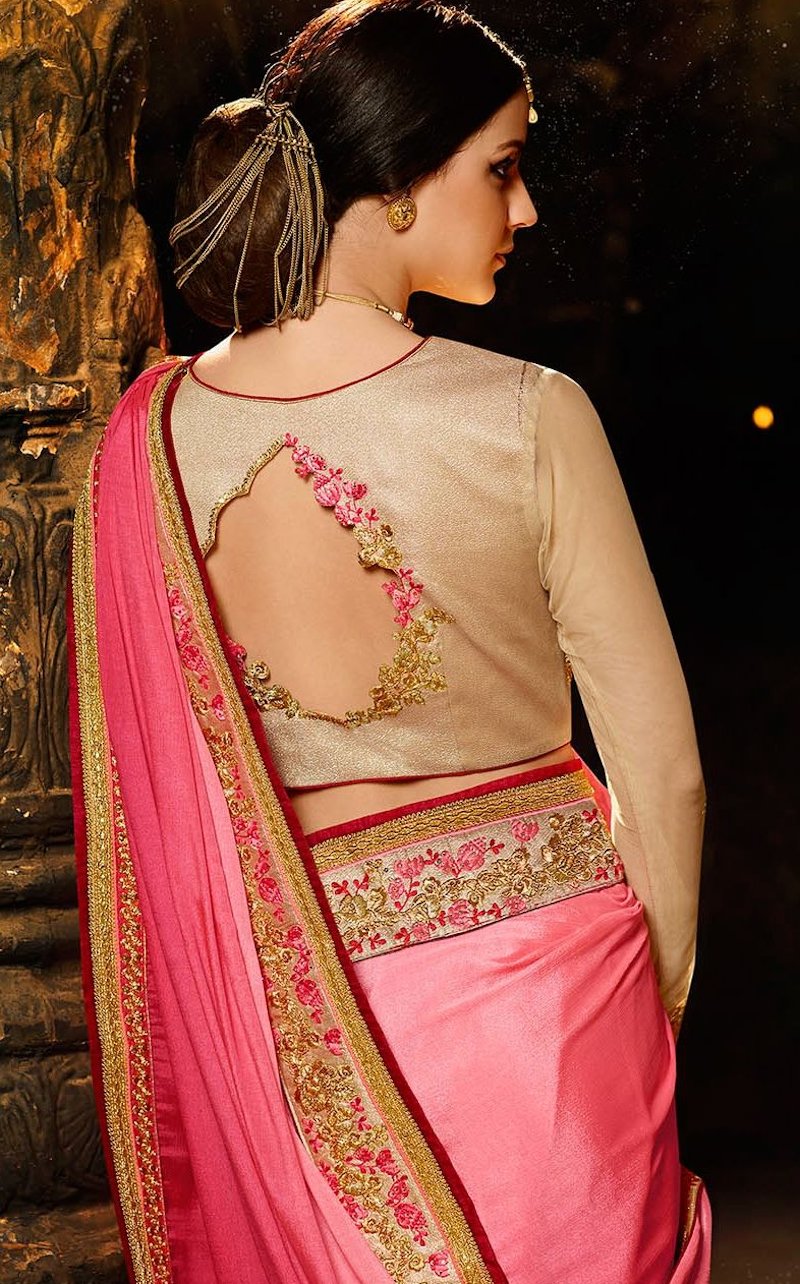 High Neck Blouse Designs To Push Your Saree Game High