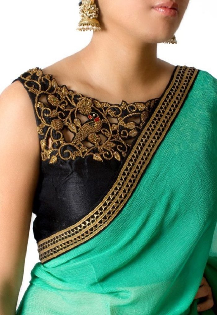 Bored of Wearing Traditional Blouses? Do Not Miss These Trendy Boat Neck  Blouse Designs