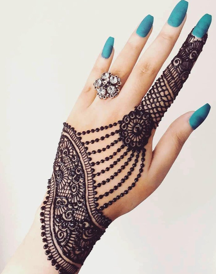2020 arabic henna pattern