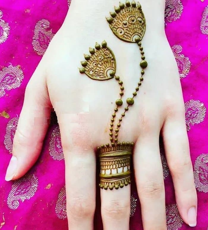 Bracelet Style Simple Design... Follow @anjali__henna 👈 my channel more  mehndi pics & video's 👈👈💕👍 . . . Tag your friends would are like… |  Instagram