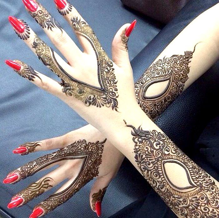 Indo arabic henna