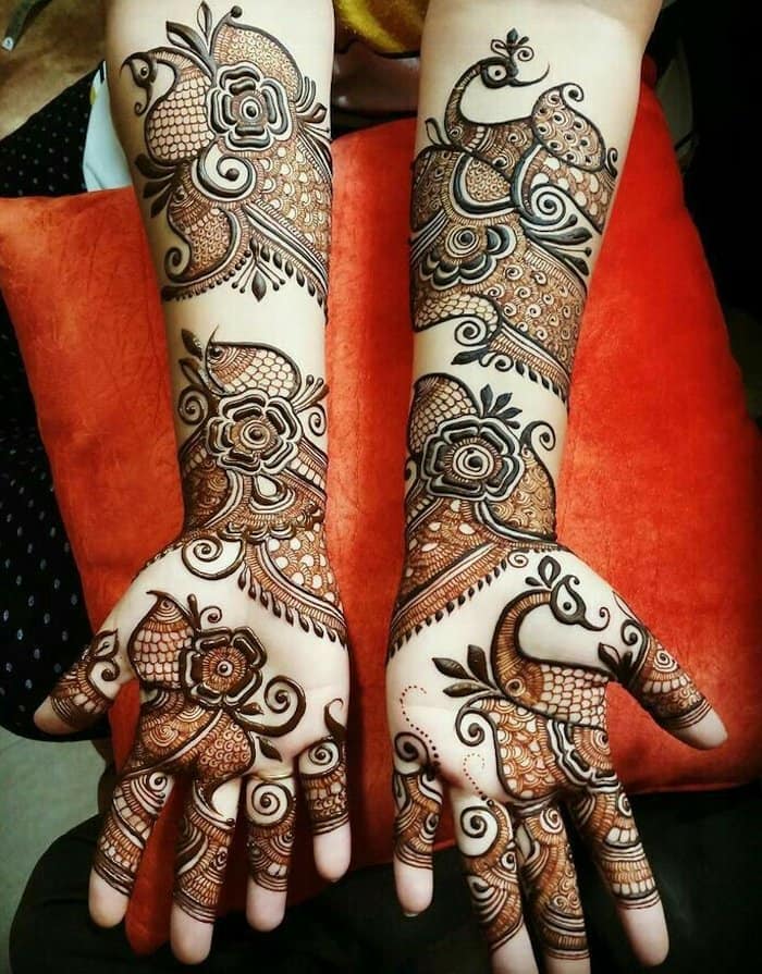 Dulhan arabic designs of mehndi