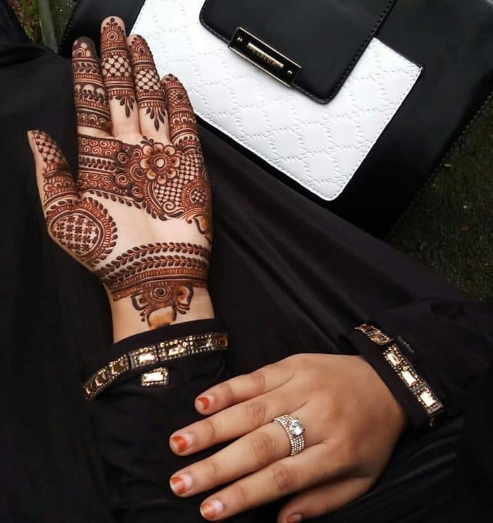 Fusion Mehndi design