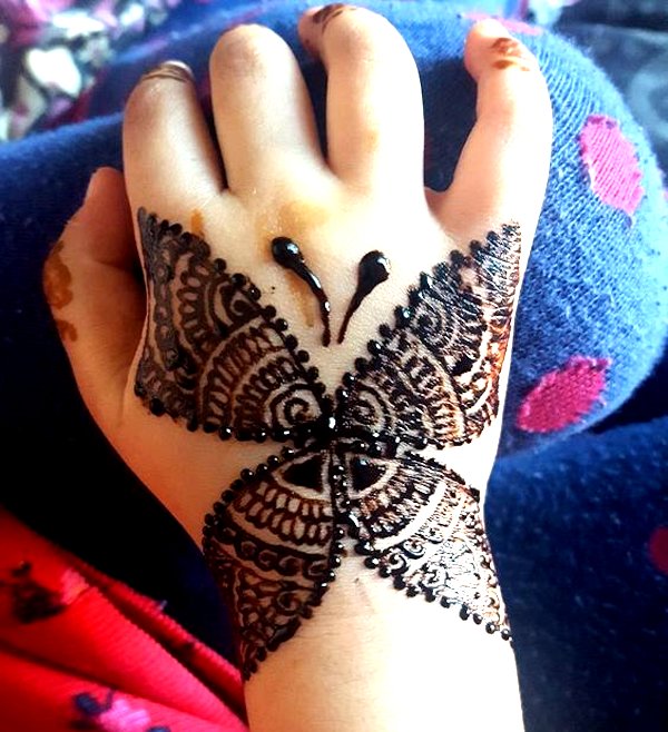 Top 101 Cartoon Simple Mehndi Designs For Kids They Just Love