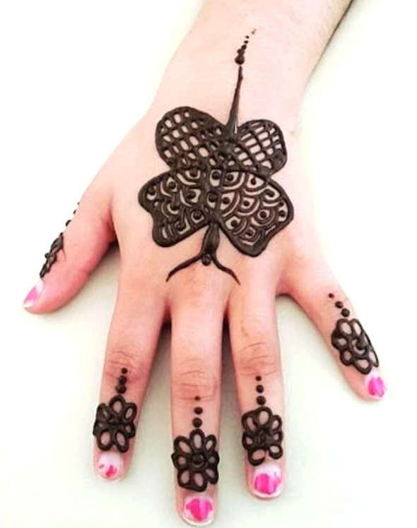 Top 101 Cartoon Simple Mehndi Designs For Kids They Just Love