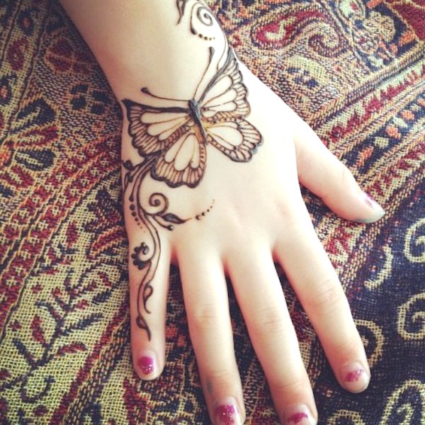 Top 101 Cartoon Simple Mehndi Designs For Kids They Just Love