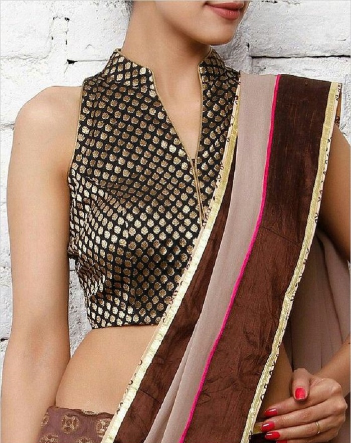 Simple &amp; Beautiful Mirror Work Blouse Designs- Latest 