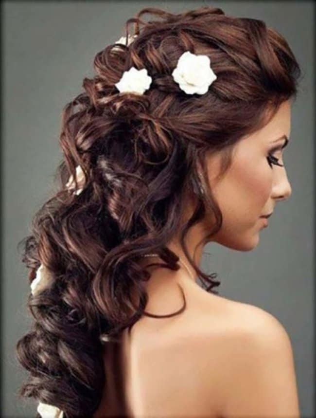 Bridal updo for reception by Swank. South Indian bride. Bridal hair with  accessory. Hair bun. | Indian wedding hairstyles, Bridal hair buns, Short  wedding hair