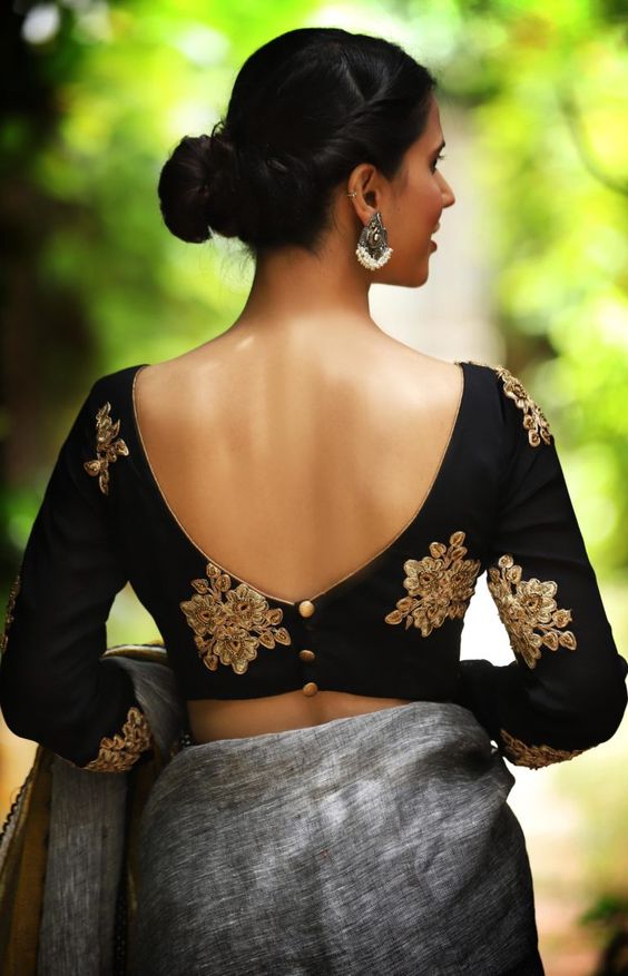 V Neck Sleeveless Blouse For Saree Image Of Blouse And Pocket The sleeveless blouse designs are becoming popular lately. v neck sleeveless blouse for saree