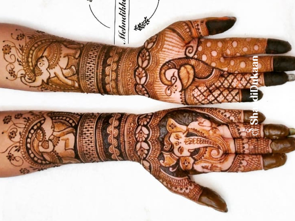 Ganesh Chaturthi 2022 Mehndi Designs: Easy and Beautiful Ganpati Designs To  Adorn Your Hands With Henna For Ganeshotsav (Watch Videos) | 🛍️ LatestLY