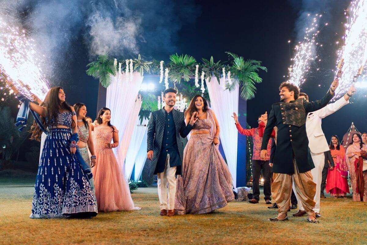 Bride and Groom Entry