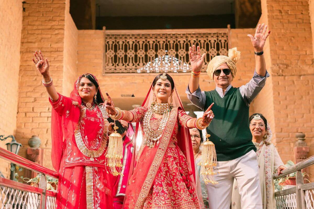 Bride and Groom Entry