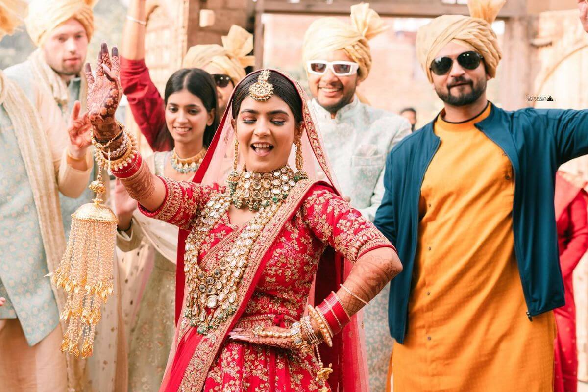 Bride and Groom Entry