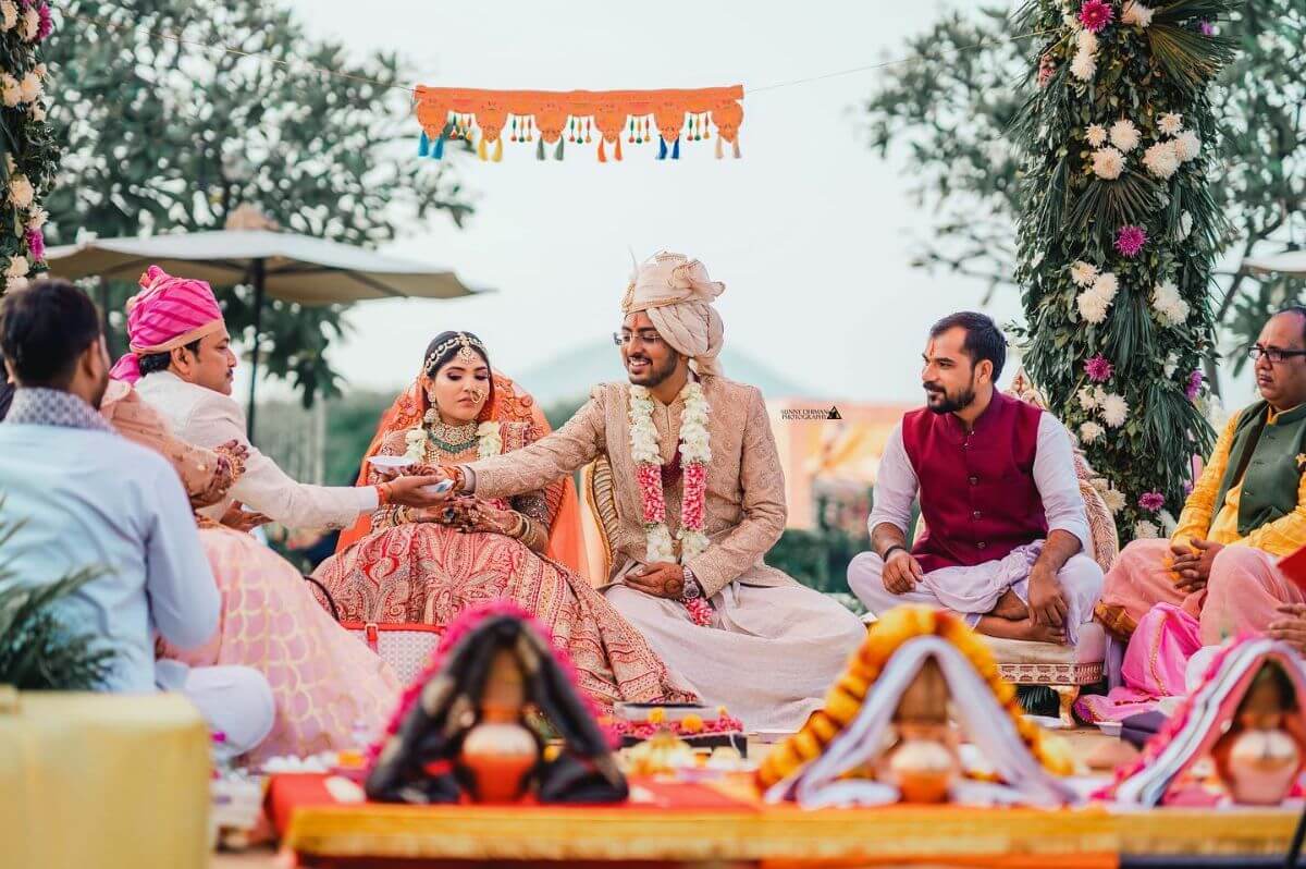 Bride and Groom Entry