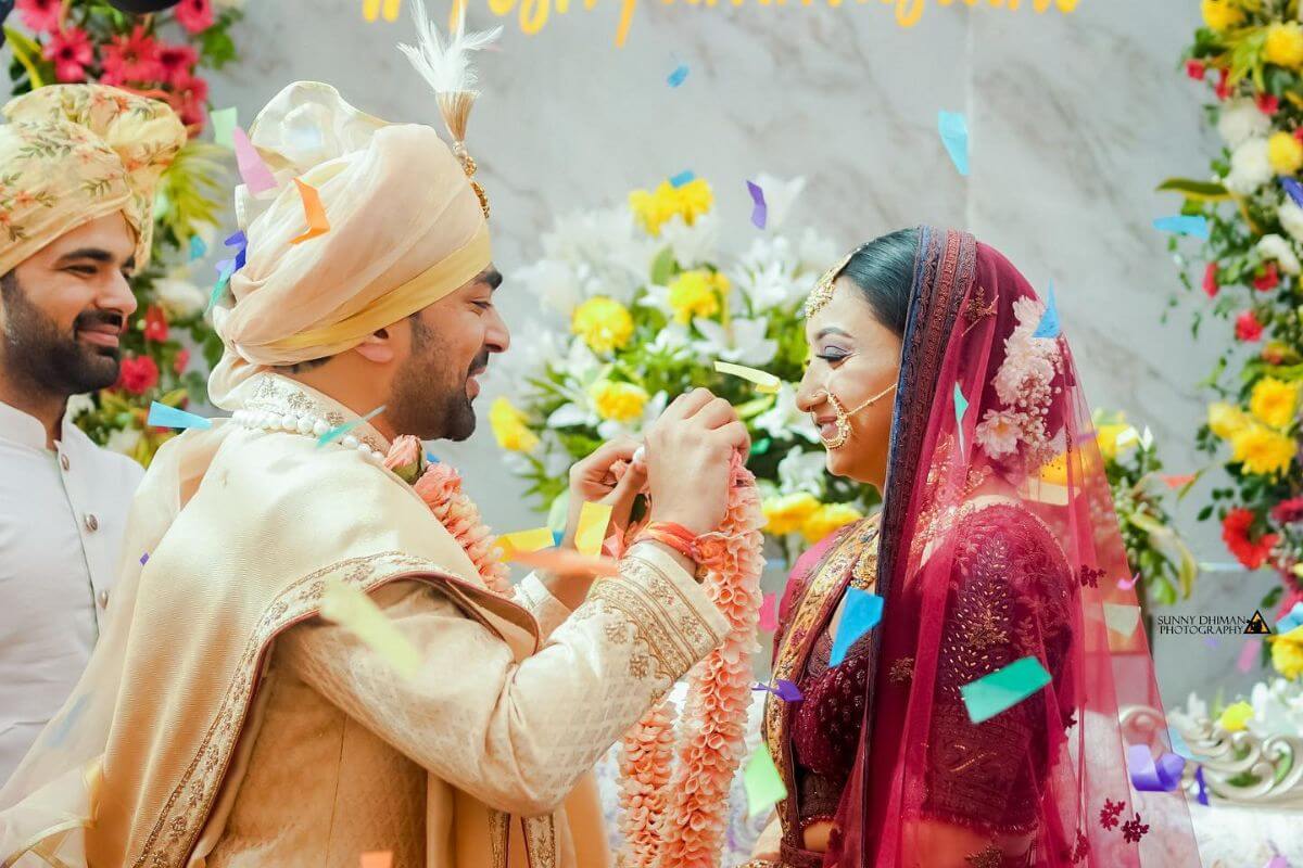 Bride and Groom Entry