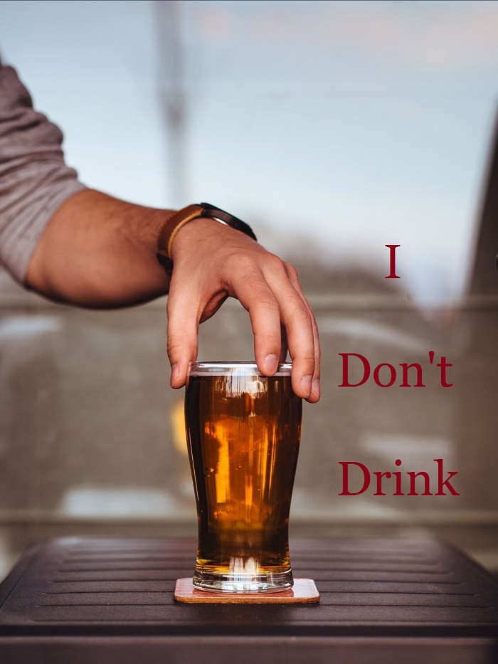 person who don't drink