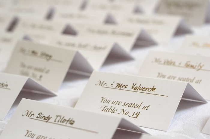 list of guests in wedding