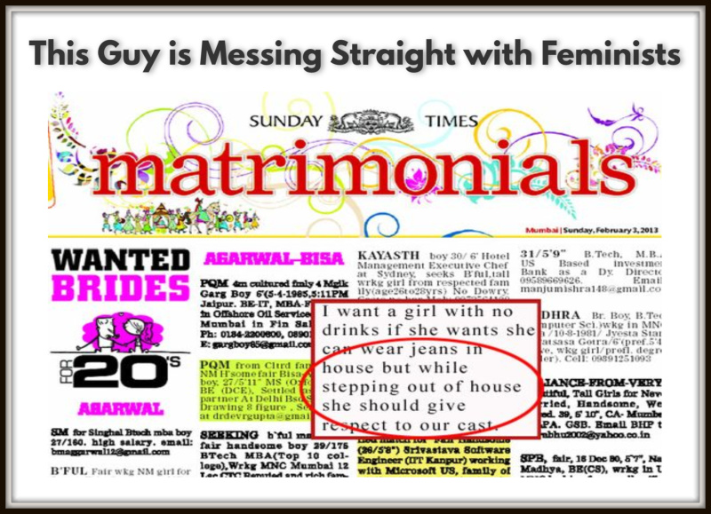 16 Hilarious Matrimonial Ads That Will Give You Laughing Riot