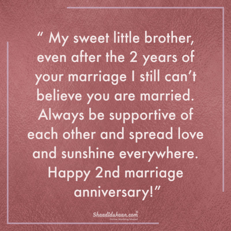 30 Heart Touching Wedding Anniversary Wishes For Sister Brother