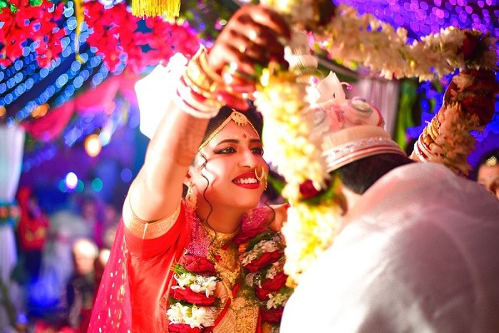 Hindu wedding ritual. 
