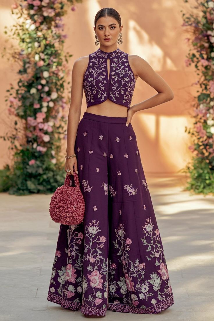 strapless open back dress Purple Glitter Prom Dress 2025 Corset Back 22w / Blue main image 1