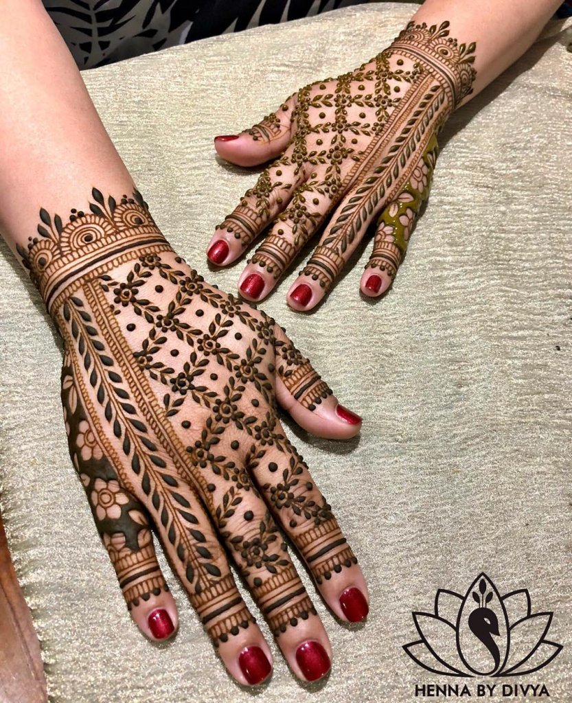 Best #91 Beautiful Front and Back Hand Mehndi Designs For Bridal!