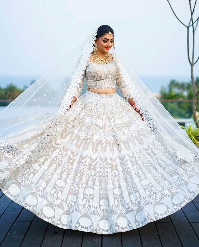 #31 Elegant White Lehengas For Our Special Brides and Bridesmaids!
