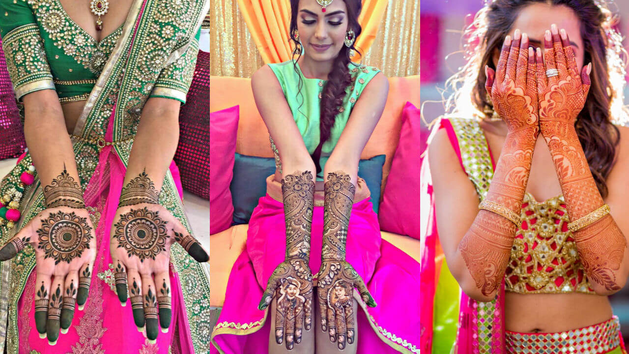 Beautiful Front and Back Hand Mehndi Designs For Bridal!