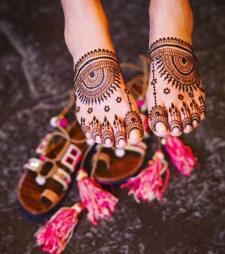 Simple Henna Designs For Beginners On Feet