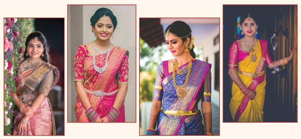 Kanchipuram Brocket Wedding Silk Saree | Kasthuribaicompany