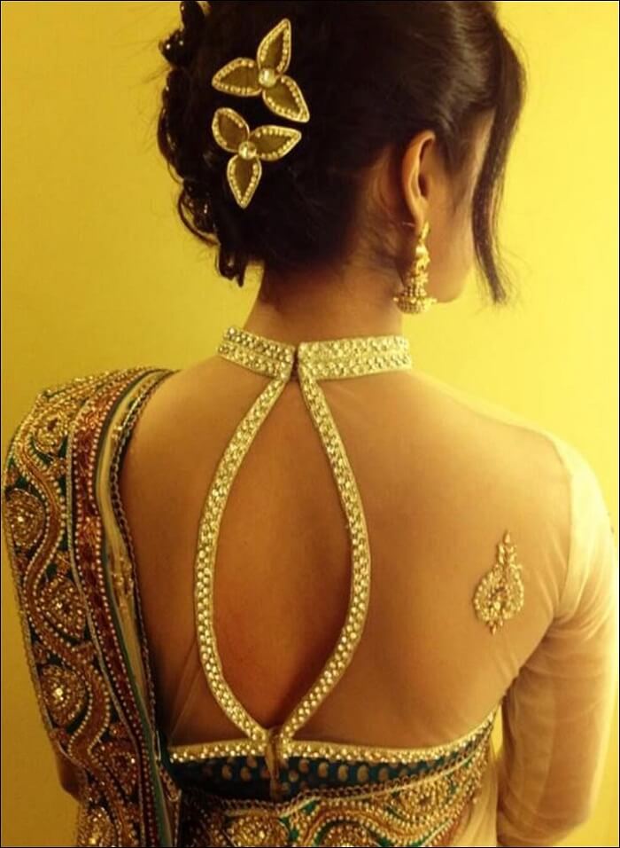 Classic 21+ Unique Party Wear Blouse Designs 2020