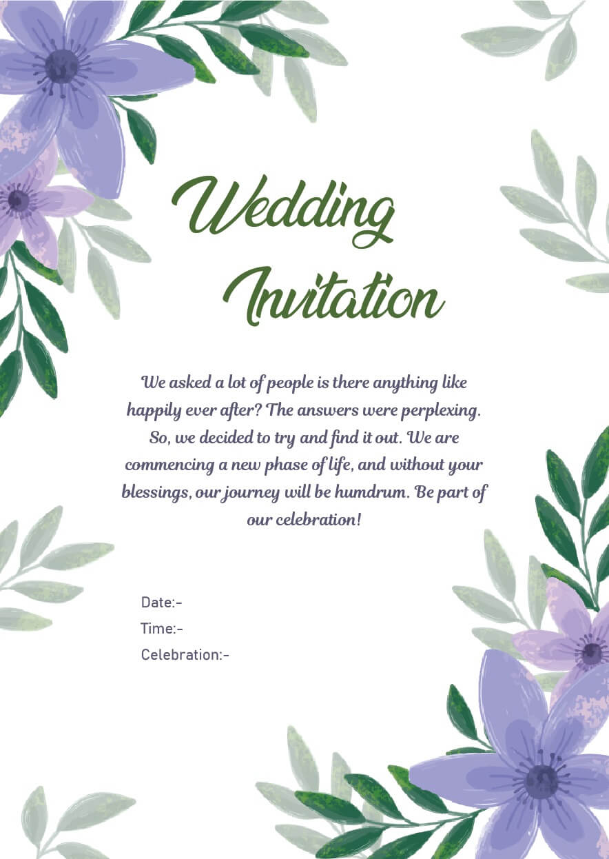 Wedding Invitation Wordings For Friends Invite Quotes Messages