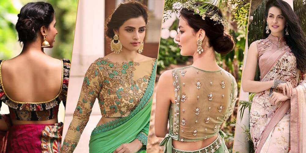 bridal lehenga blouse designs 2019