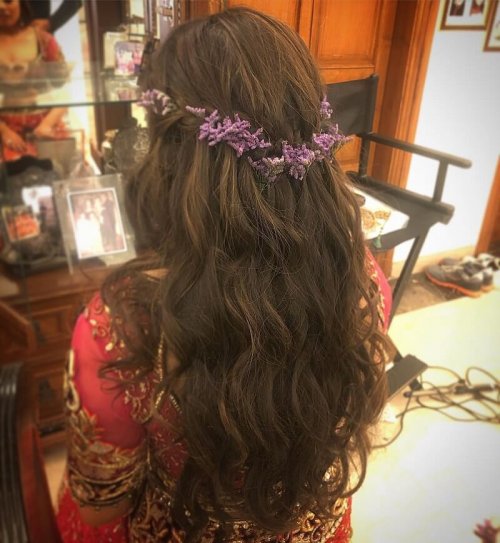 Bridal Hairstyles for the DDay  Aura Beauty Parlour