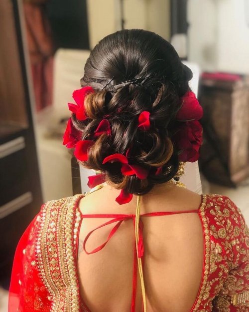 7 Most Amazing Bridal Makeup Artists in Delhi NCR  Indian wedding  hairstyles Indian bridal hairstyles Bridal hairdo