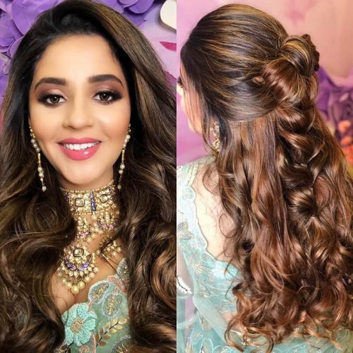 15 Best Bridal Hairstyles for Round Faces | Styles At Life