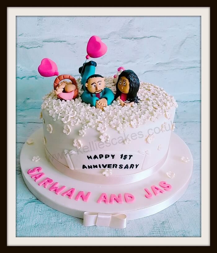 Tashi and Bobo 3rd Wedding Anniversary Cake