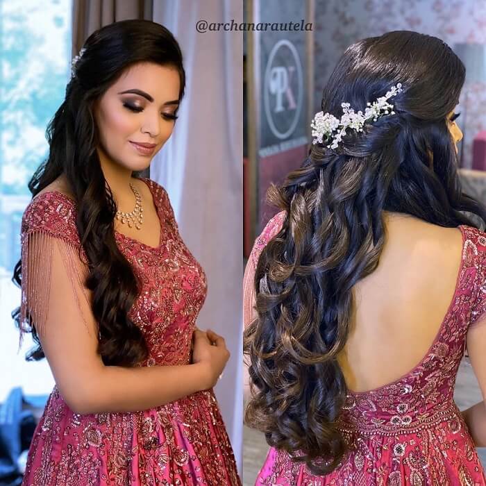 Engagement Hairstyles for Indian Brides - Don't Miss These All