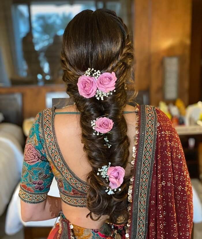 Top 10 Gorgeous and Modern Hairstyle for Lehenga
