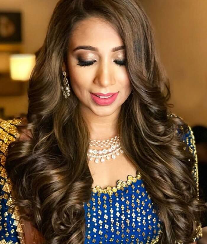 Trendy Bridal Hairstyle Ideas That'll Go Perfect With Your Sangeet Outfit!  | Hairstyles for gowns, Indian bridal hairstyles, Simple wedding hairstyles