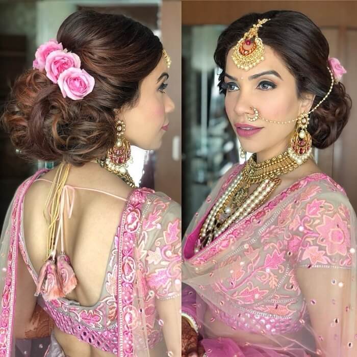 20 Bridal Hairstyles For Mehndi and Sangeet Function