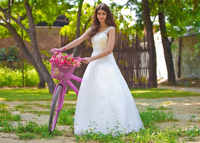 Christian Wedding Gown and Makeup - Lehenga - Green Park - Hauz Khas -  Weddingwire.in