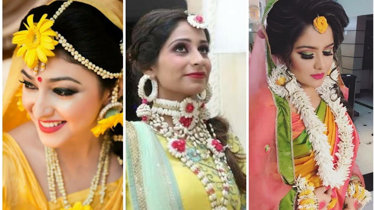 Stunning Flower Jewellery For Haldi & Mehndi Ceremony To Make You Look Like A Diva At Your Pre Nuptials!