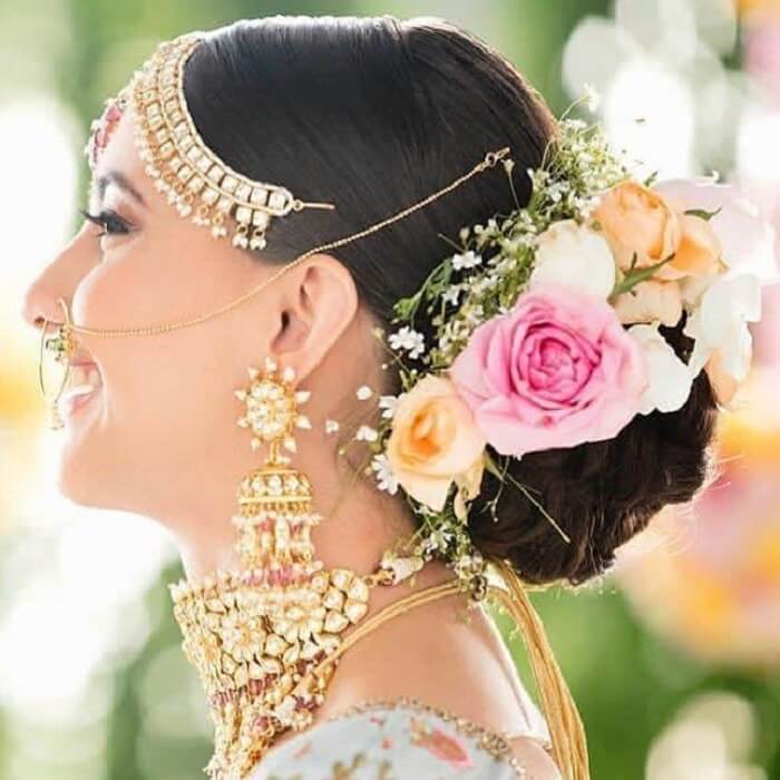 Easy and elegant Artificial Bridal Flower veni tutorial  YouTube