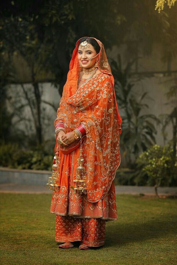 punjabi marriage dress for girl