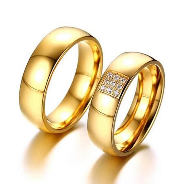 Wedding Couple Rings Gold With Names 2024 | citybeef.com