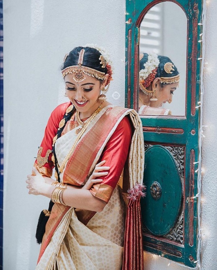 30+ Bridal Kanjivaram Sarees For Traditional Yet Modern Indian Brides ...