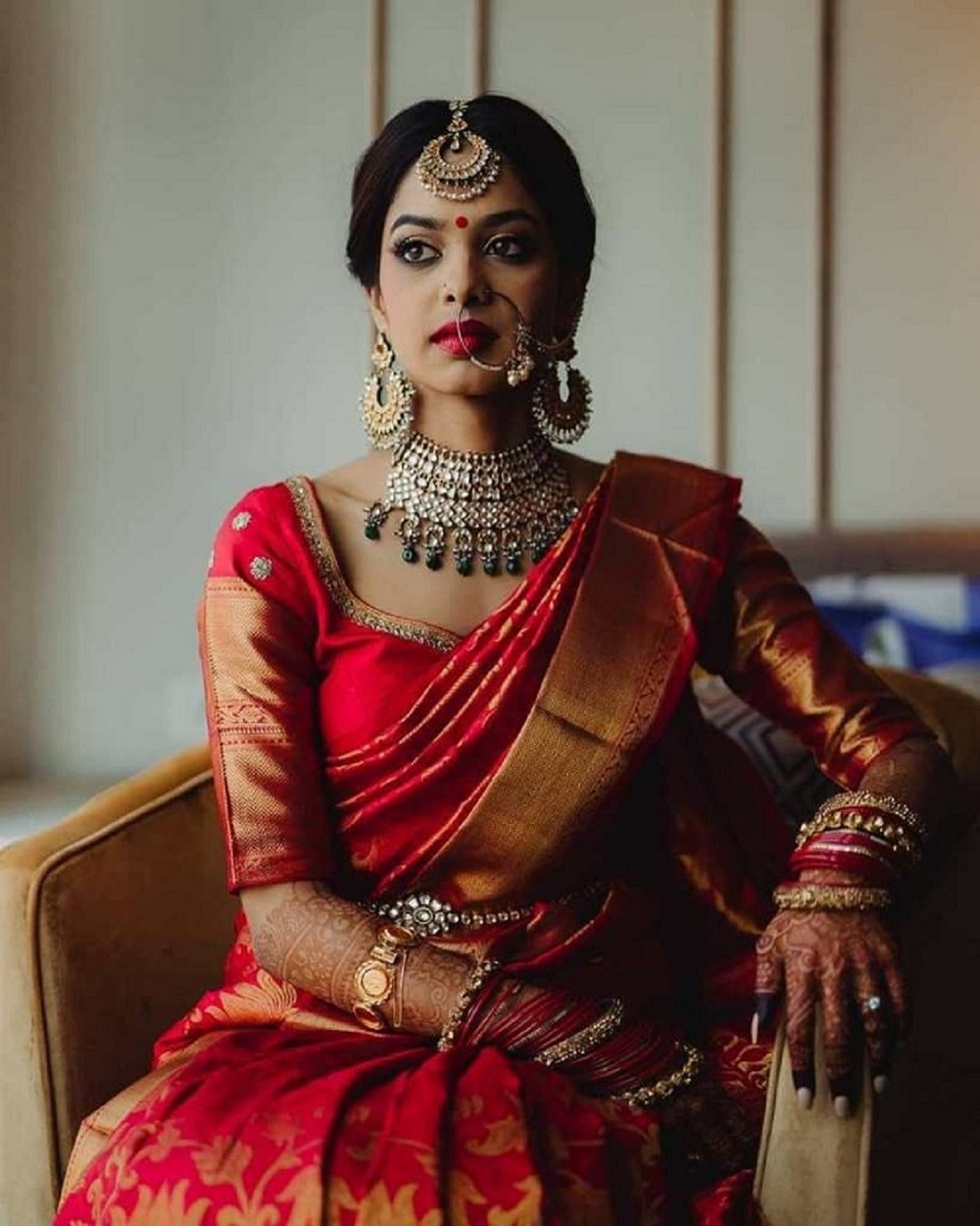 30+ Bridal Kanjivaram Sarees For Traditional Yet Modern Indian Brides To Take Inspiration From!