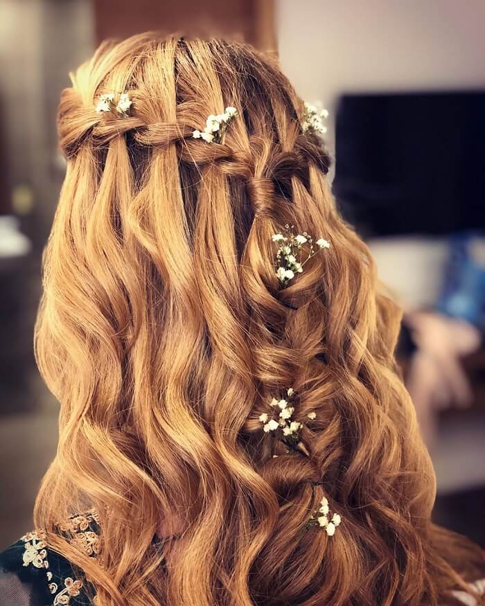 5 half up half down bridal hairstyles for wedding receptions  Be Beautiful  India